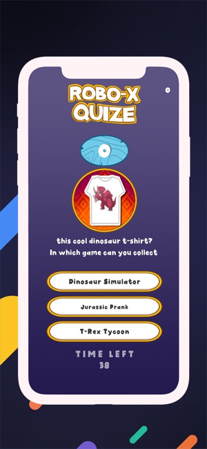 Robux Quiz Robuxat Chanlage On The App Store - roblox jurassic world creator quiz