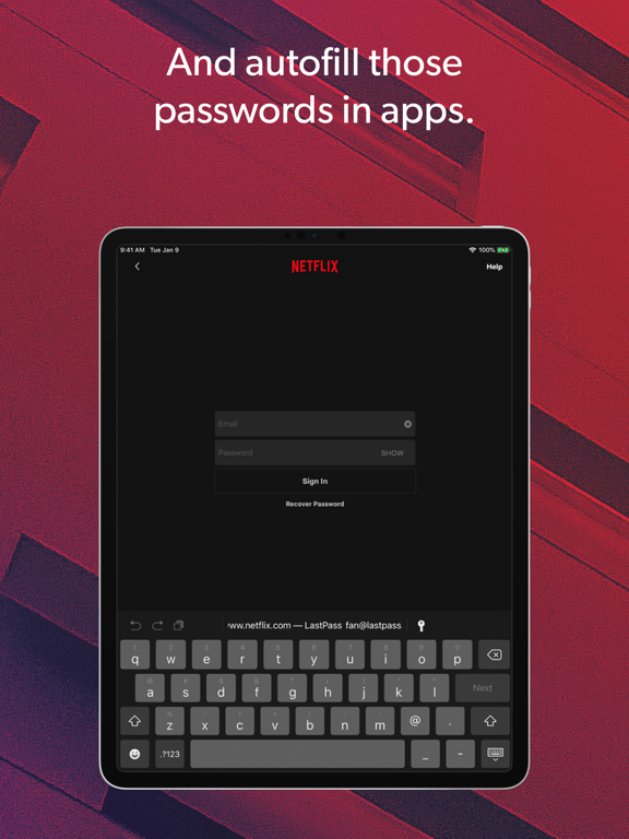 LastPass – Free Password Manager & Secure Vault with Private Notes & Passcode Generator screenshot