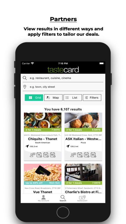 tastecard dining discounts