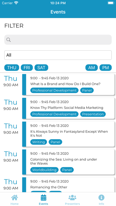 How to cancel & delete LTUE Symposium from iphone & ipad 1