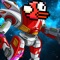 Flappy Warrior is designed with a very easy game play what make you become a super Bird Robot fighting who own many super skills and weapon