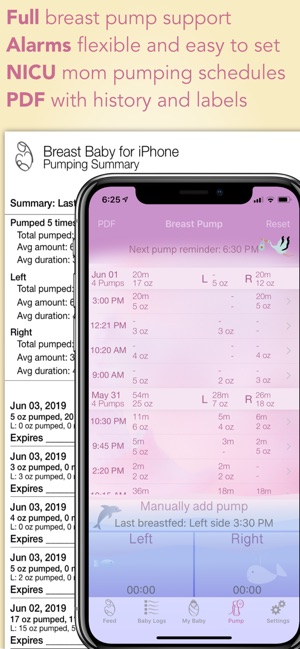 Breast Baby: Feed Pump Tracker(圖2)-速報App