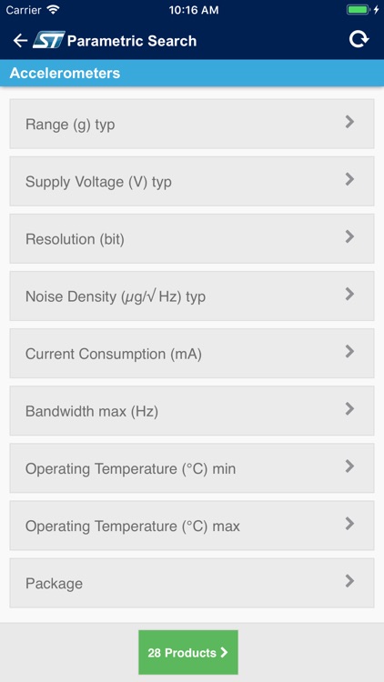 ST Sensors Finder