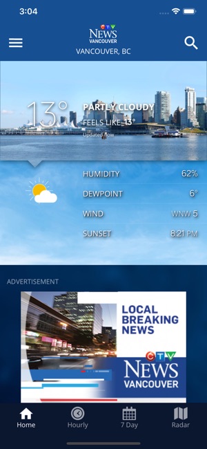 Weather Watch by CTV Vancouver(圖1)-速報App