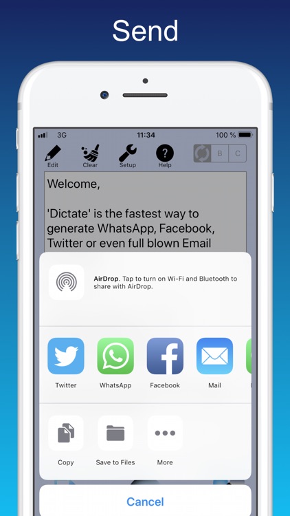 Dictate - Speech to text