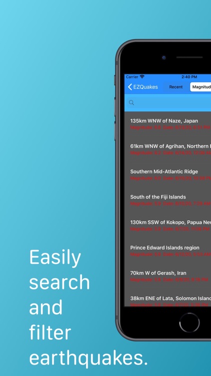 EZQuakes screenshot-3