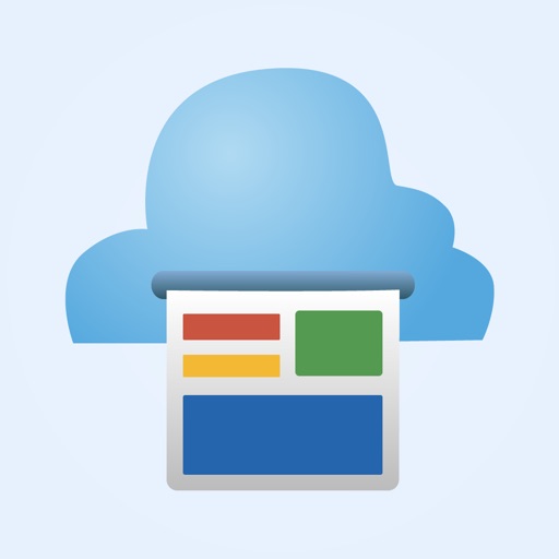 Quick Print Cloud Universal Icon