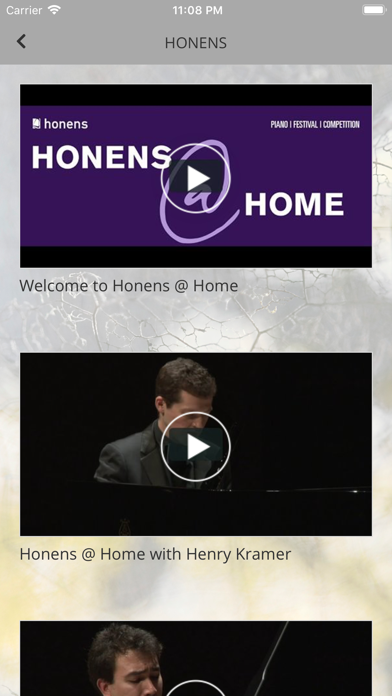 Honens Intl Piano Competition screenshot 2
