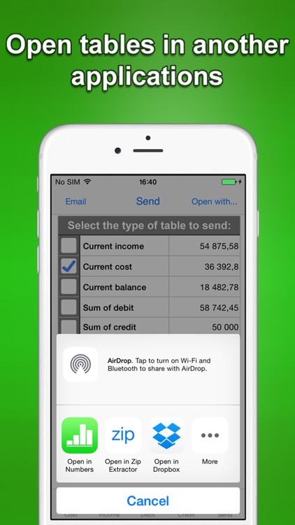 Financial Tracker pro - Tables screenshot-3