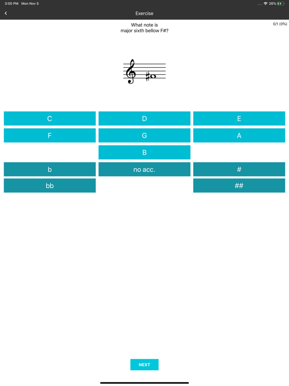 MyMusicTheory - music theory screenshot