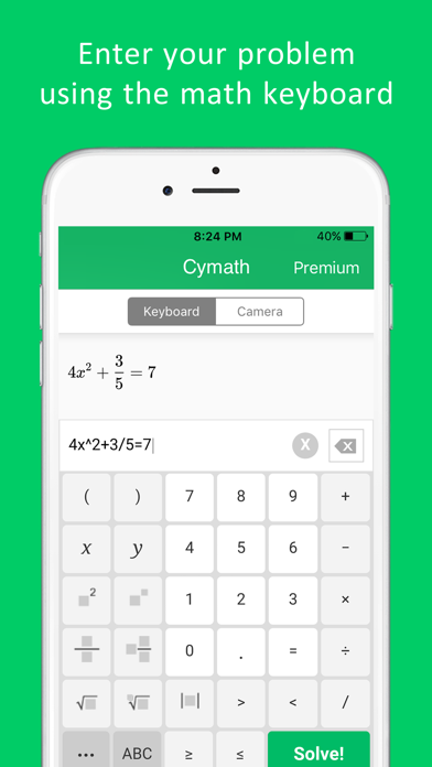 Cymath - Math Problem Solver screenshot 3