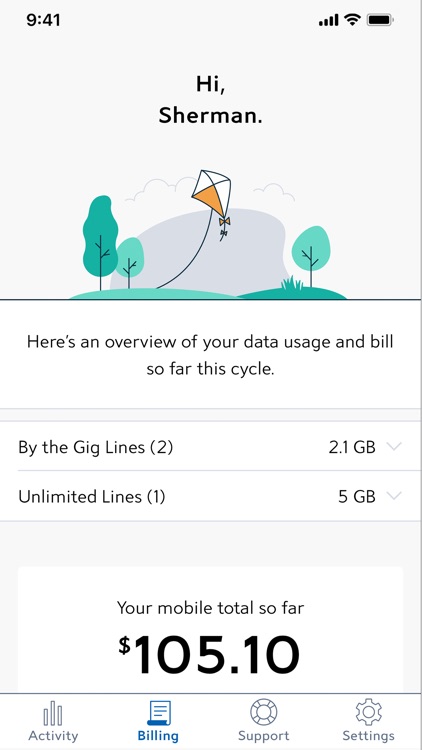 Spectrum Mobile Account