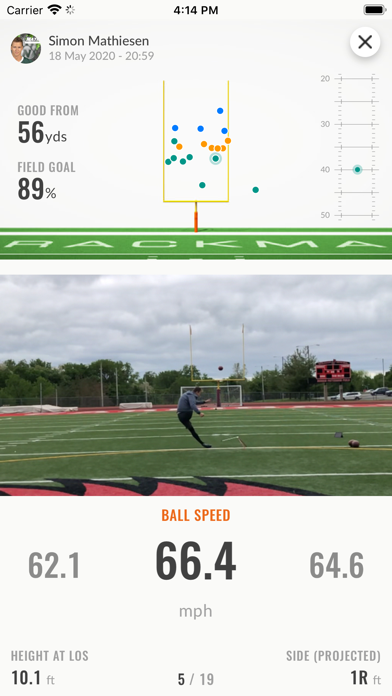 TrackMan Football-US Sharing screenshot 2