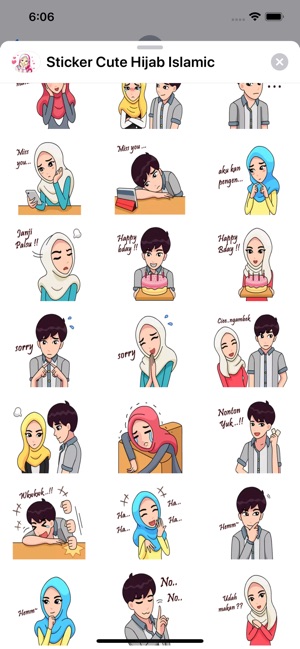 Sticker Cute Hijab Islamic(圖5)-速報App