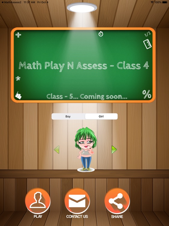 Math Play N Assess Class 4