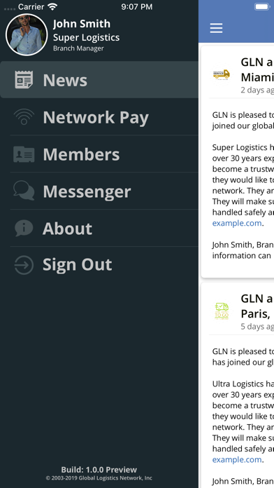 GLN - Global Logistics Network screenshot 2