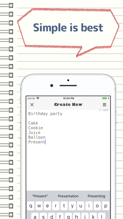 MemoMemo -Simple Notepad- screenshot 2