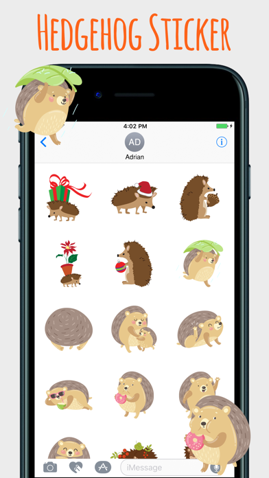 How to cancel & delete Spiky Hedgehog Stickers from iphone & ipad 3