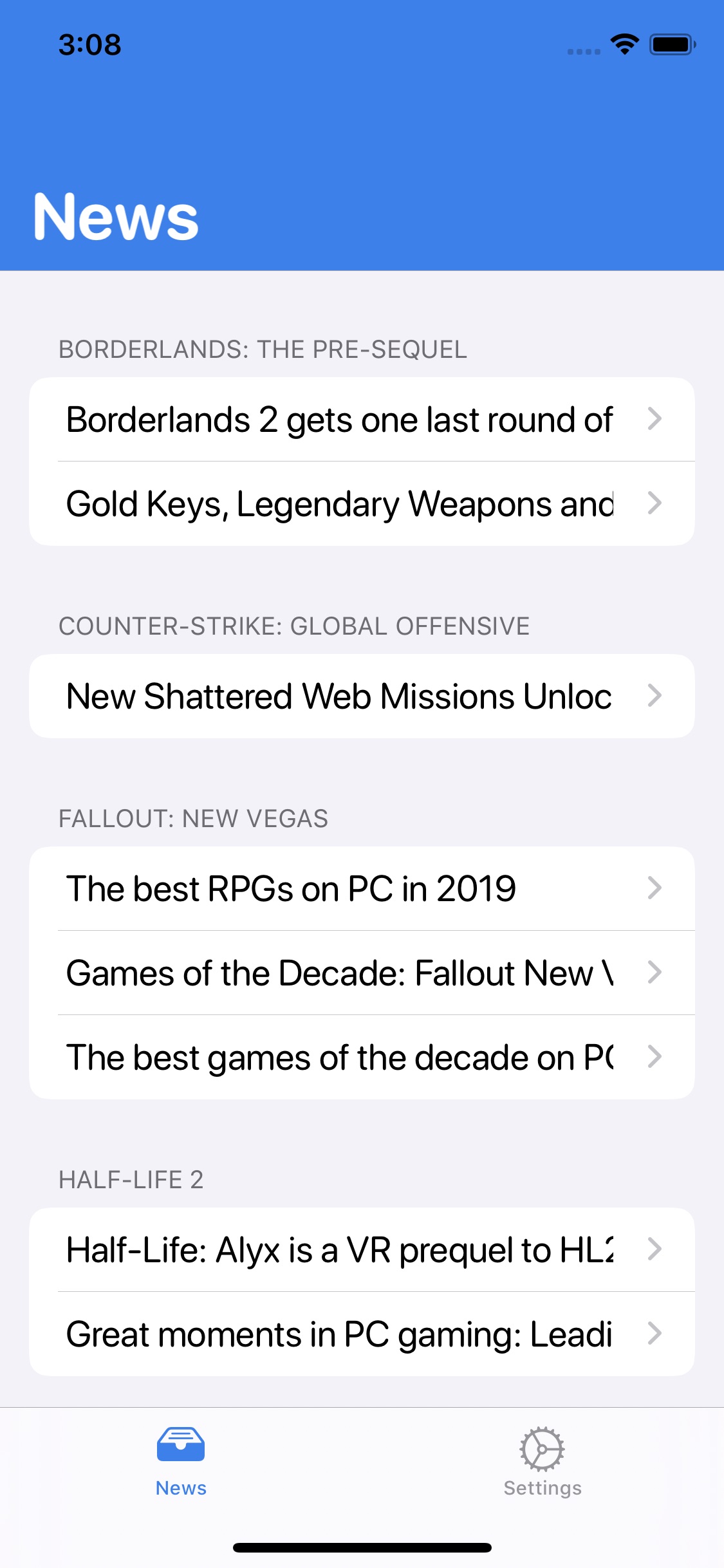 Screenshot do app Smoke for Steam