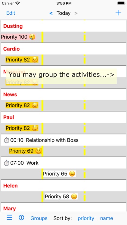 Activities and Priorities screenshot-5