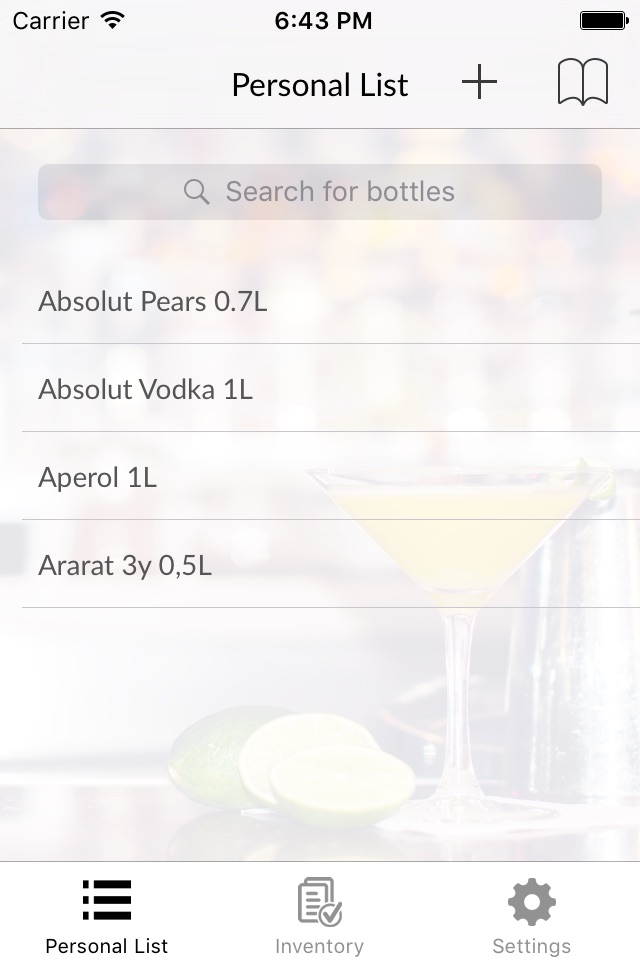 BarInventory screenshot 2