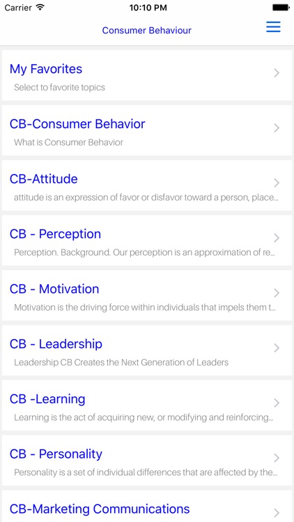 MBA Consumer Behaviour screenshot-4