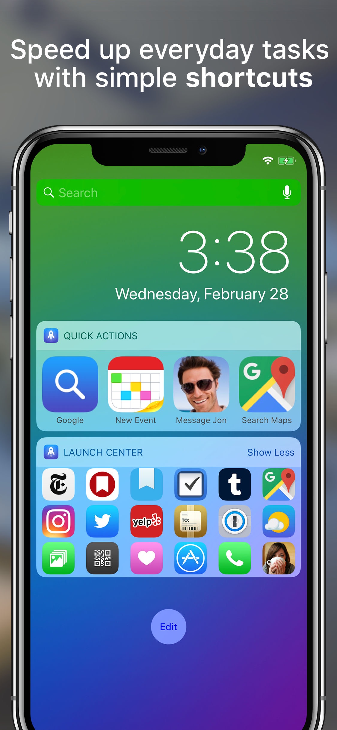 Screenshot do app Launch Center Pro
