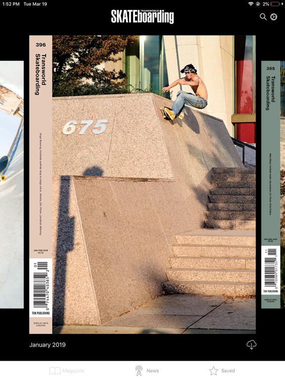 TransWorld Skateboarding Magazine screenshot