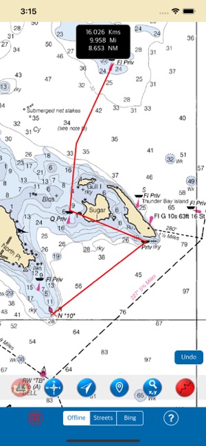 Huron & Erie Lakes Marine Map(圖3)-速報App