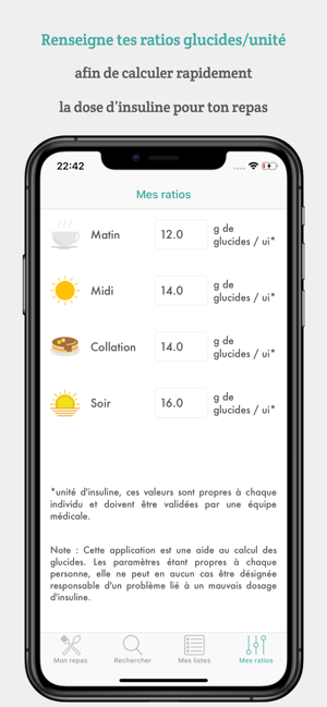 GlyceMeal - Calcul de glucides(圖5)-速報App