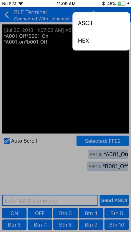BLE Terminal HM-10 screenshot-4