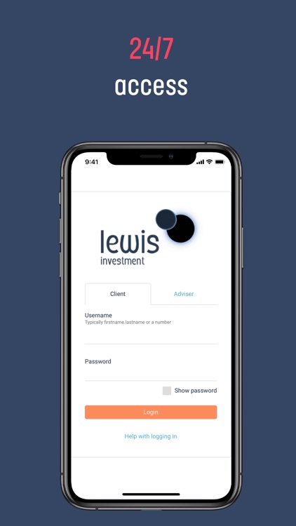 Lewis Investment Client Portal