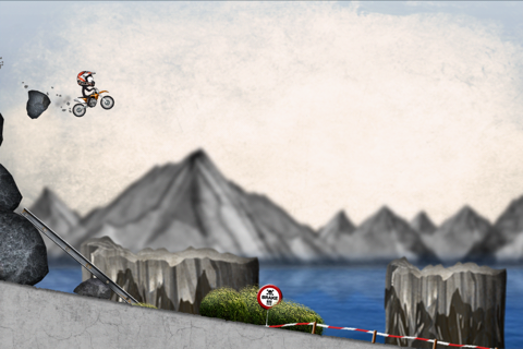 Stickman Downhill - Motocross - náhled
