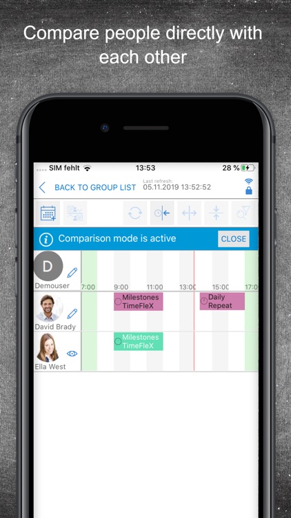 TimeFleX V2 Group Calendar screenshot-4