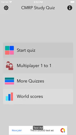 Game screenshot CMRP Study Quiz mod apk