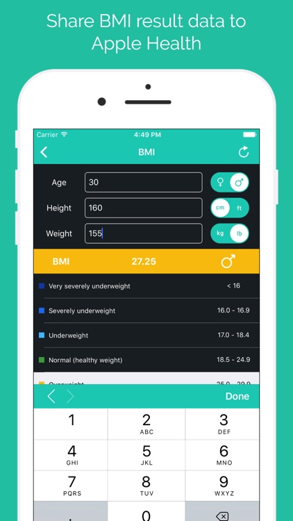 BMI Calculator PRO - BMR Calc screenshot-4