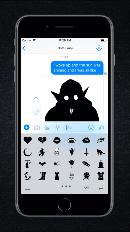 Goth Emoji screenshot-3