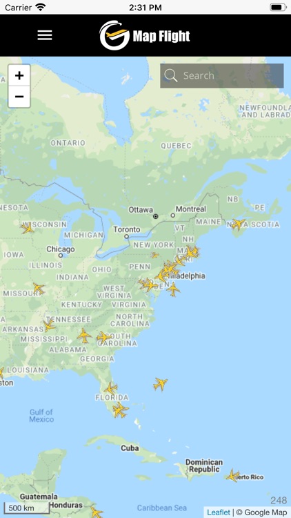 Map Flight International