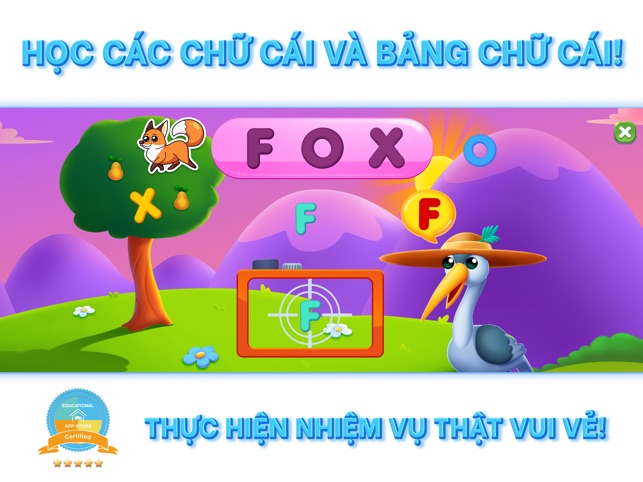 Trò chơi trẻ em: Học ABC