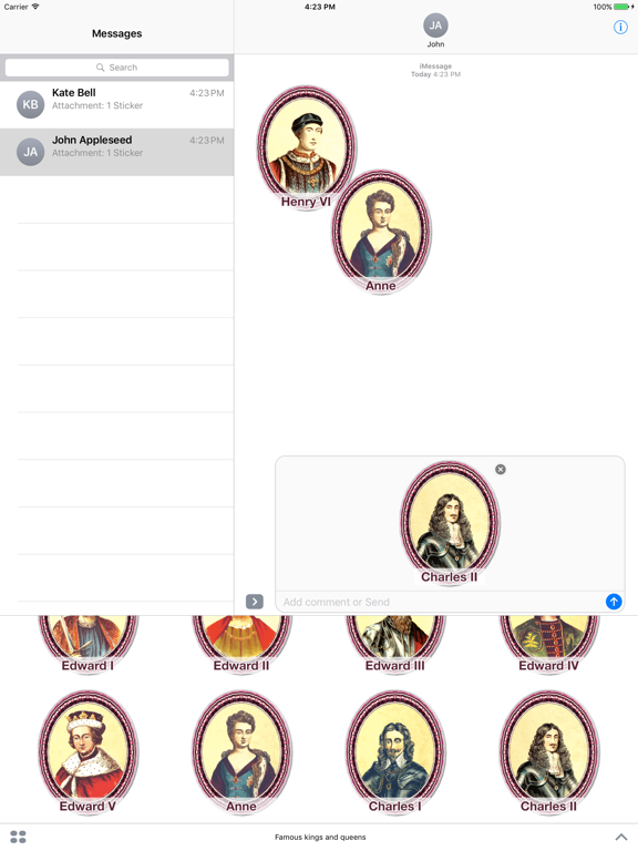 Screenshot #4 pour Famous Kings and Queens!