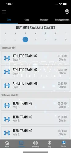 Screenshot 3 Just Move Athletic Club iphone