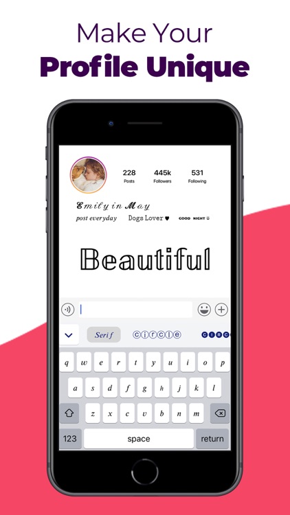 Fonts: Aα, Font Keyboard