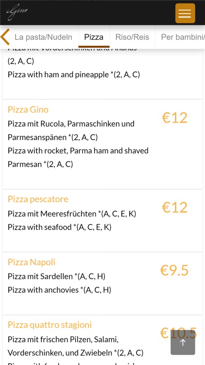 Ristorante pizzeria Gino