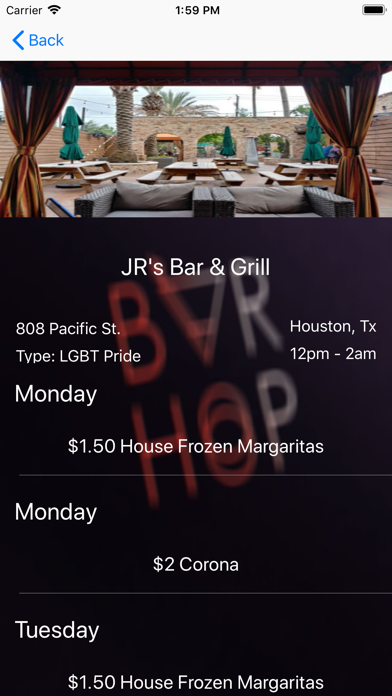 How to cancel & delete BarHop - Drinks & Events from iphone & ipad 4