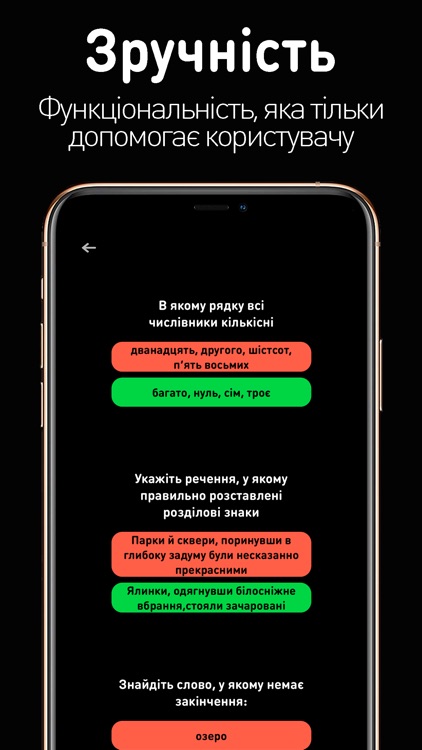 ZNO tests Ukrainian Language screenshot-3