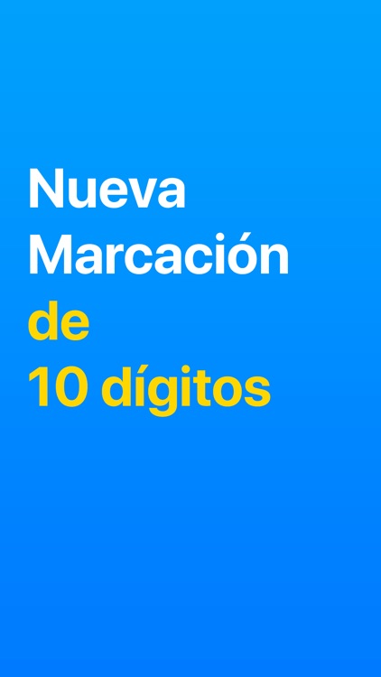 Marca diez dígitos