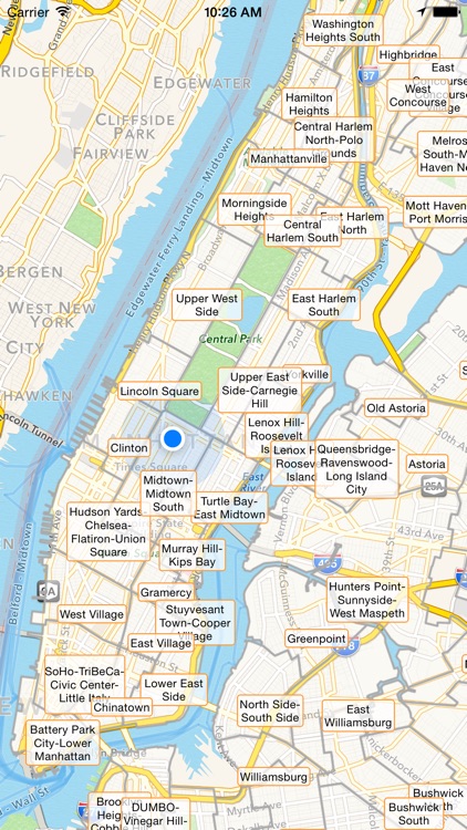 NYC Tourist Map