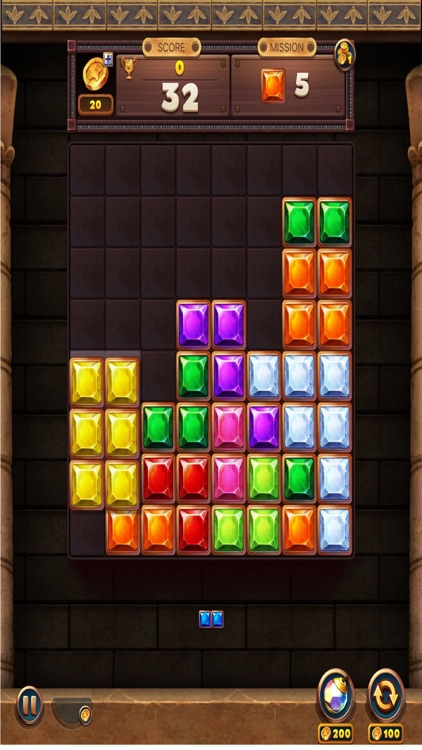 Jewel Brick Cube Drop