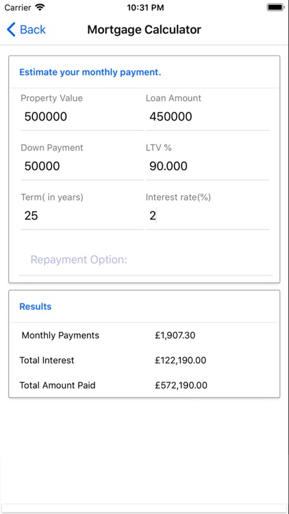 Mortgage Calc