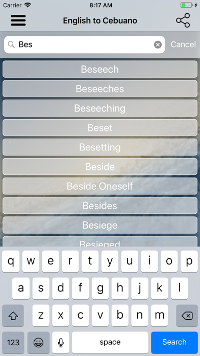 How to cancel & delete Cebuano Dictionary Translator from iphone & ipad 3